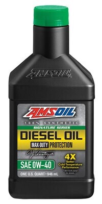 Amsoil - Signature Series Max-Duty Synthetic Diesel Oil 0W-40 (DZF)
