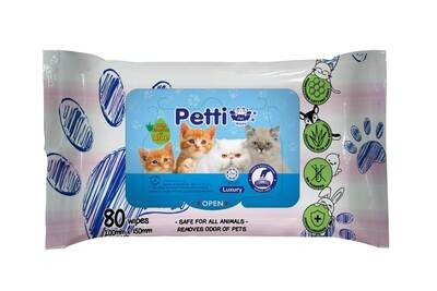 PETTI Premium wipes (Cat) 80&#39;S