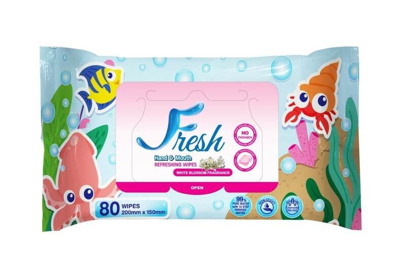 FRESH - White Blossom Wipes 80&#39;S