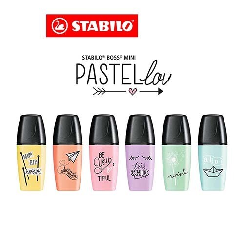 Stabilo - Boss Mini Pastel Love Highlighter