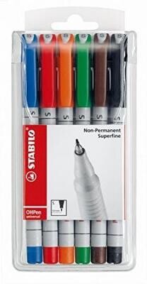 Stabilo Swans - Ohpen 852/6 Non-Permanent Marker