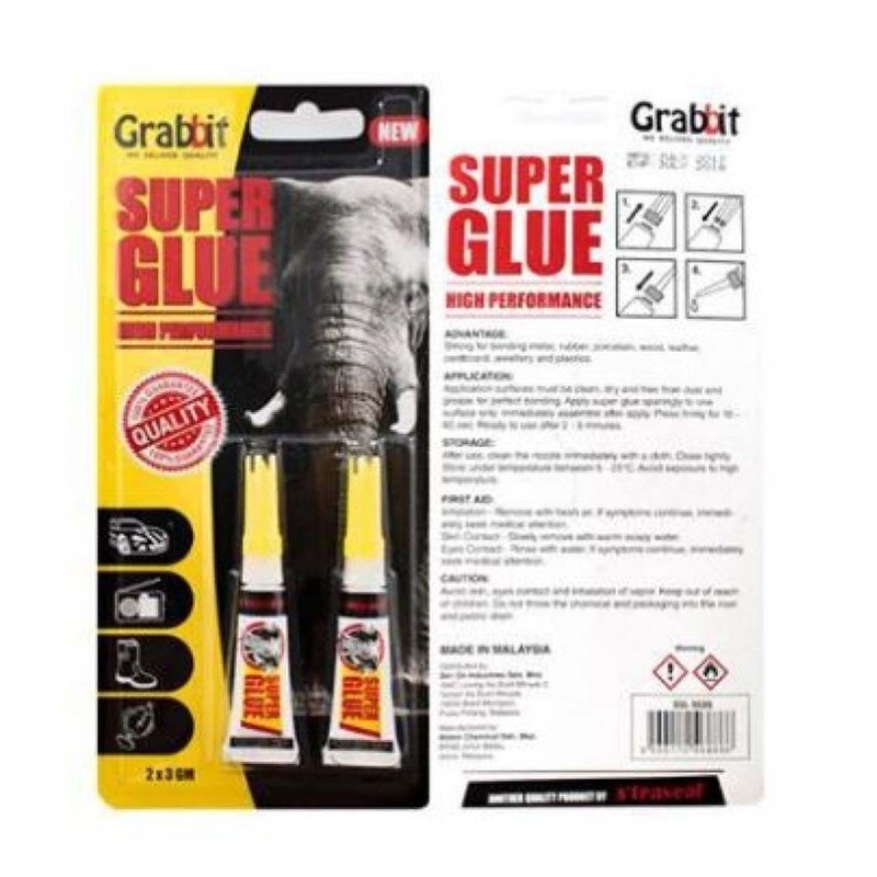 Grabbit - Super Glue 3gm x2 (Twin Pack)