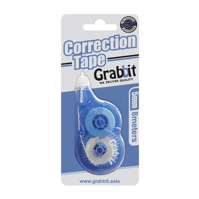 Grabbit - Mdk Correction Tape 5mmx8m – Light Blue