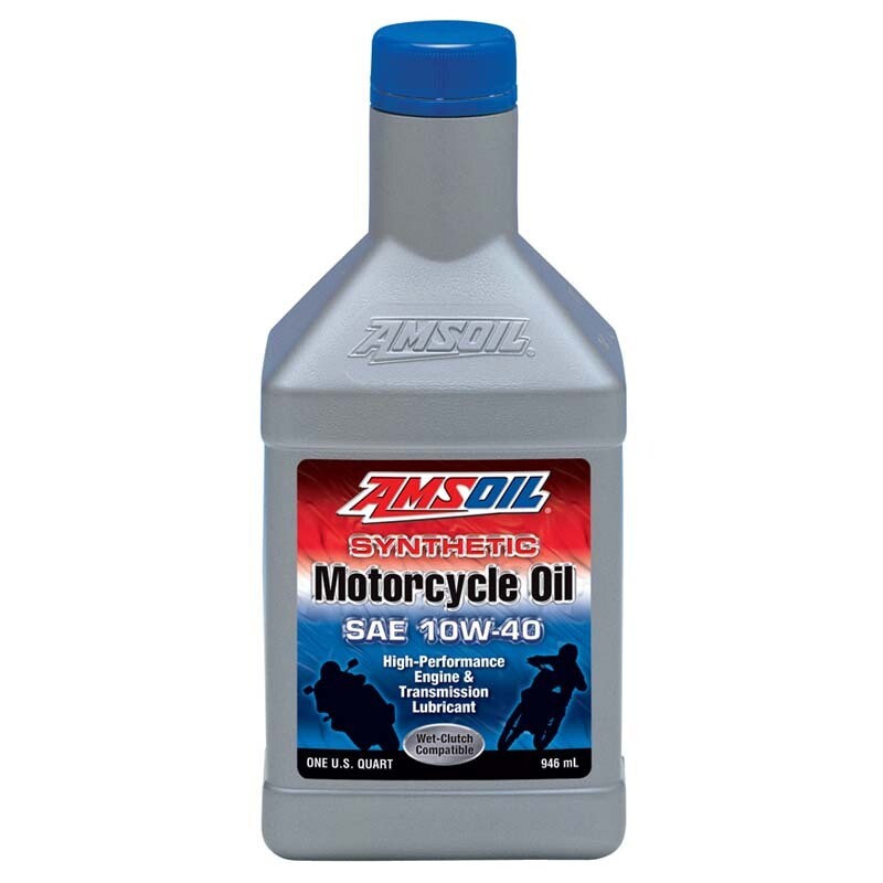 Amsoil - 10W-40 Synthetic Metric Motorcycle Oil (MCF) 0.946L