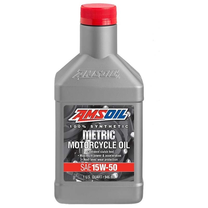 Amsoil - 15W-50 Synthetic Metric Motorcycle Oil (MFF) 0.946L