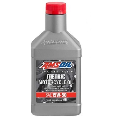 Amsoil - 15W-50 Synthetic Metric Motorcycle Oil (MFF) 0.946L
