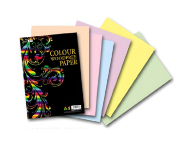 CP - SKOT7037G Assorted Colour Paper A4 10s