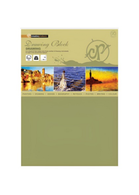 CP - SCDB31165 Drawing Block 165gsm (420mm x 594mm) A2 Size 18s