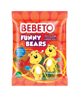 Bebeto - Funny Bears Jellies 80g