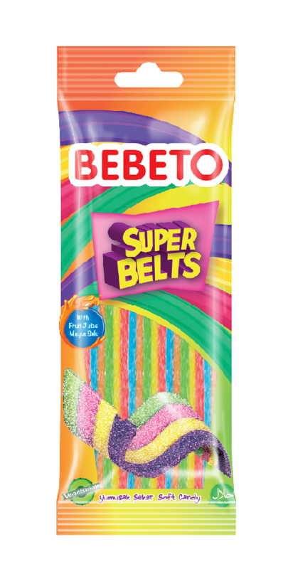 Bebeto - SuperBelts Mixed Fruits 75g