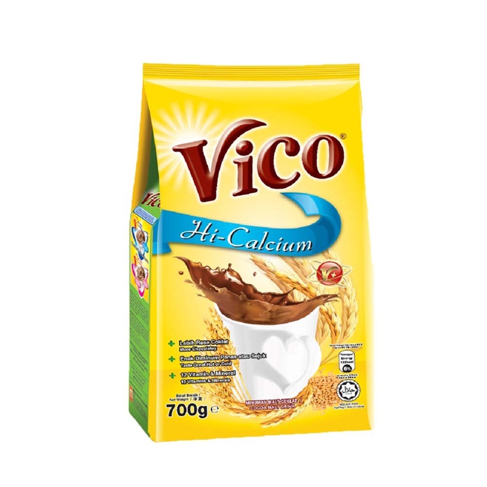Vico - Hi Calcium Pouch Chocolate Malt Drink 700g