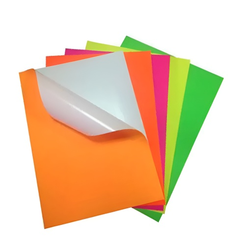 CP - SKLS8005MIX A4 Fluorescent Sticker Paper 5s x 80gsm
