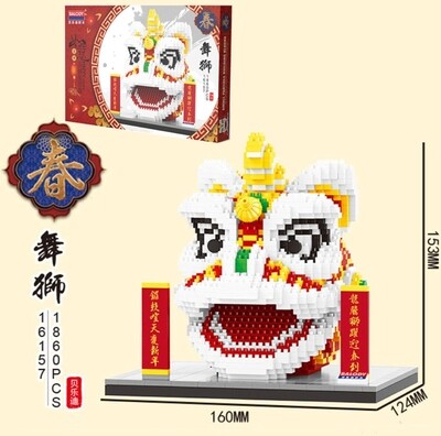 Balody - CNY Lion Head Professional Mini Blocks