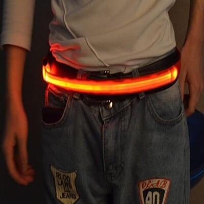 USB Rechargeable LED Light Belt