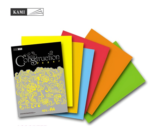 CP - Assorted A4 Construction Paper 75gsm, Pages: SKUT7302M (40s x 75gsm)