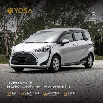 Toyota Sienta 1.5L (A)