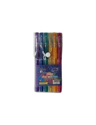 SWM - F801•6 Glitter Gel Pen 6s