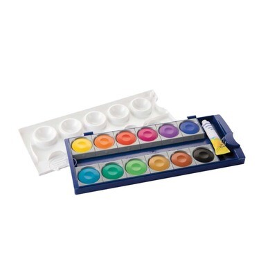 Pelikan - 735K/12 Opaque Color W/ Build in Color Tray  Cover