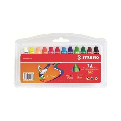 Stabilo Swans - 2612 Oil Pastel 12 Colour