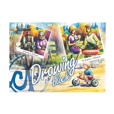 CP - SCDB110D Drawing Block 273mm x 375mm 100gsm (20s)