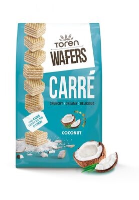 Toren Wafers - Carre Crunchy Creamy Delicious Coconut Flavour