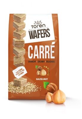 Toren Wafers - Carre Crunchy Creamy Delicious Hazelnut Flavour