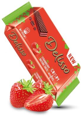 Delisso - Strawberry Nature Taste Crispy Wafer 60g