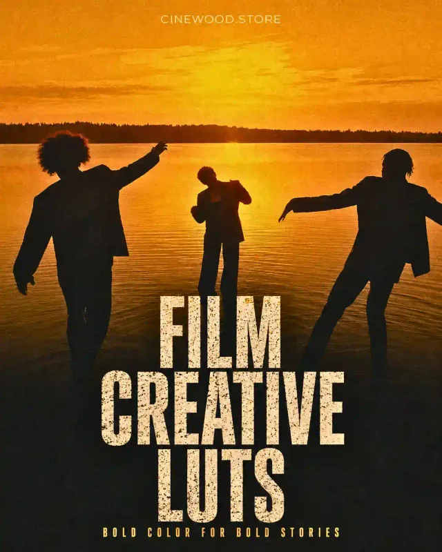 Creative film LUTs for videographers | bold cinematic color grading pack | Cinewood.store