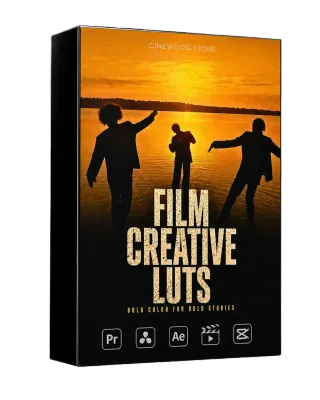 Creative film LUTs for videographers | bold cinematic color grading pack | Cinewood.store