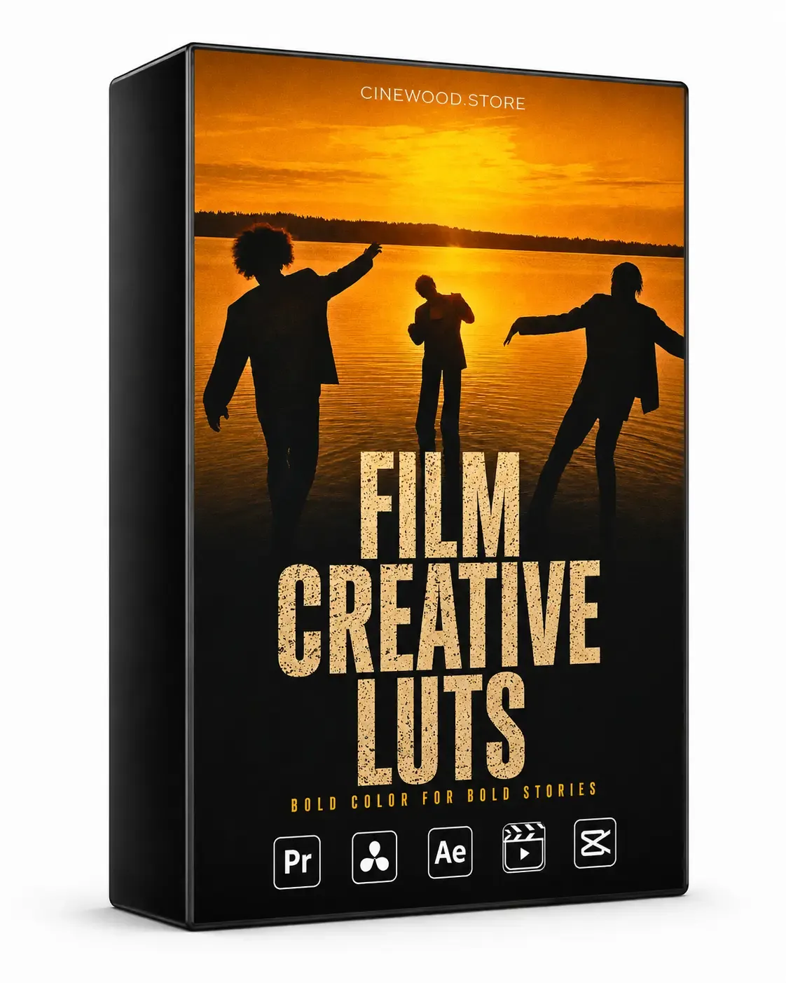 Creative film LUTs for videographers | bold cinematic color grading pack | Cinewood.store
