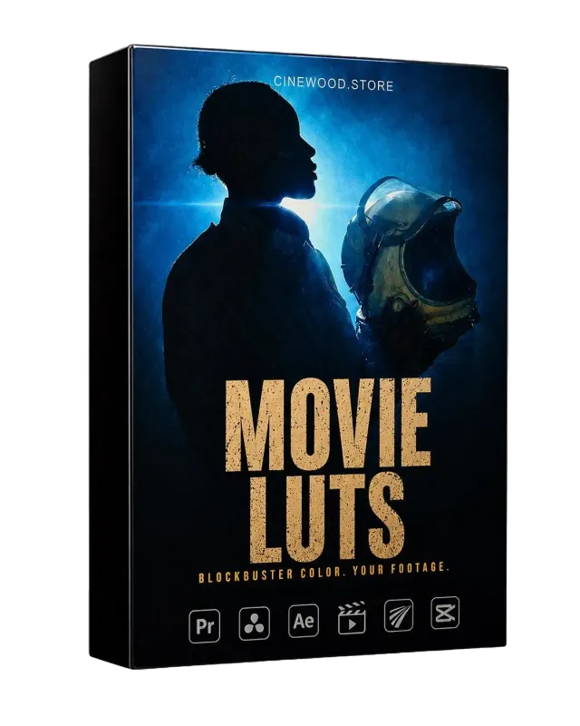 Blockbuster movie LUTs for video editors | Hollywood color grade DaVinci Premiere | Cinewood