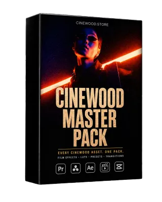 Ultimate filmmaker bundle — LUTs presets film effects transitions | all Cinewood assets one pack