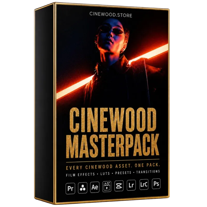 Cinewood Masterpack box — every Cinewood asset in one pack
