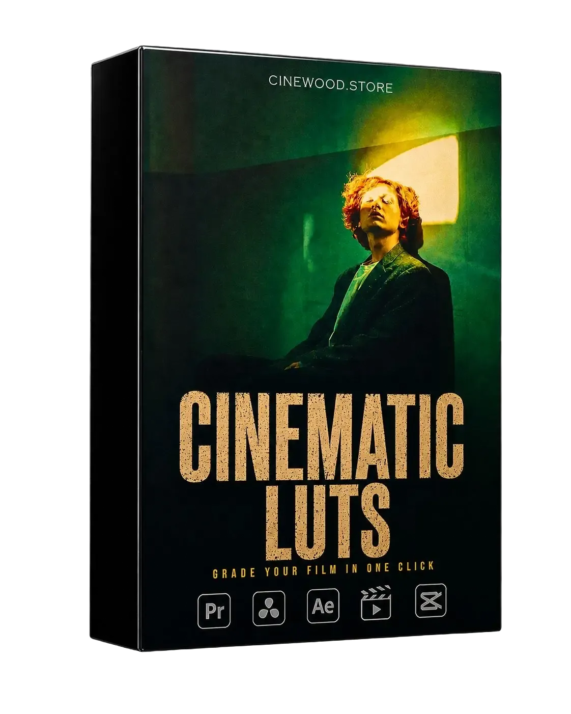 Cinematic color grading LUTs for Premiere DaVinci | film look one click grade | Cinewood.store