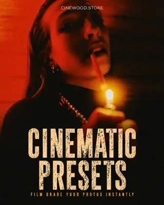 Cinematic Lightroom presets for photographers | film grade photos instantly | Cinewood.store