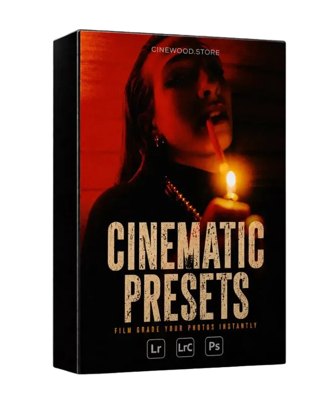 Cinematic Lightroom presets for photographers | film grade photos instantly | Cinewood.store
