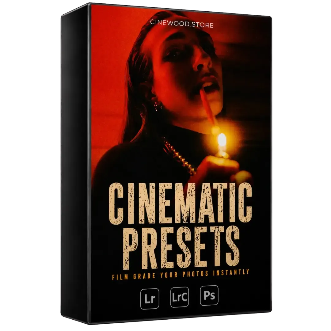 Cinewood Cinematic Presets — professional cinematic Lightroom presets for photographers