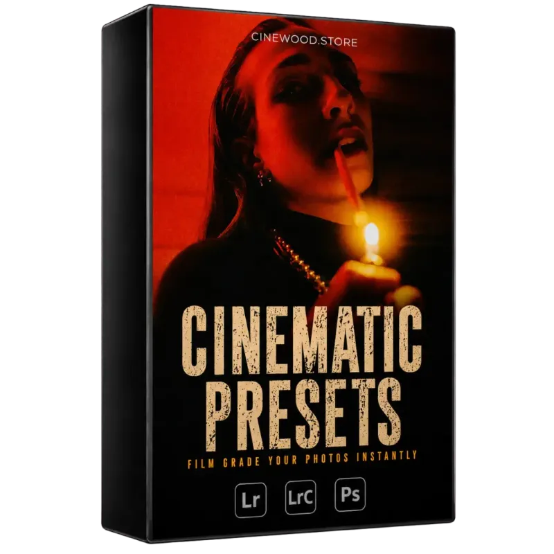 Cinewood Cinematic Presets — professional cinematic Lightroom presets for photographers