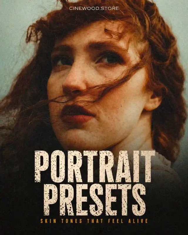 Portrait Lightroom presets for skin tones | professional photo editing presets | Cinewood.store