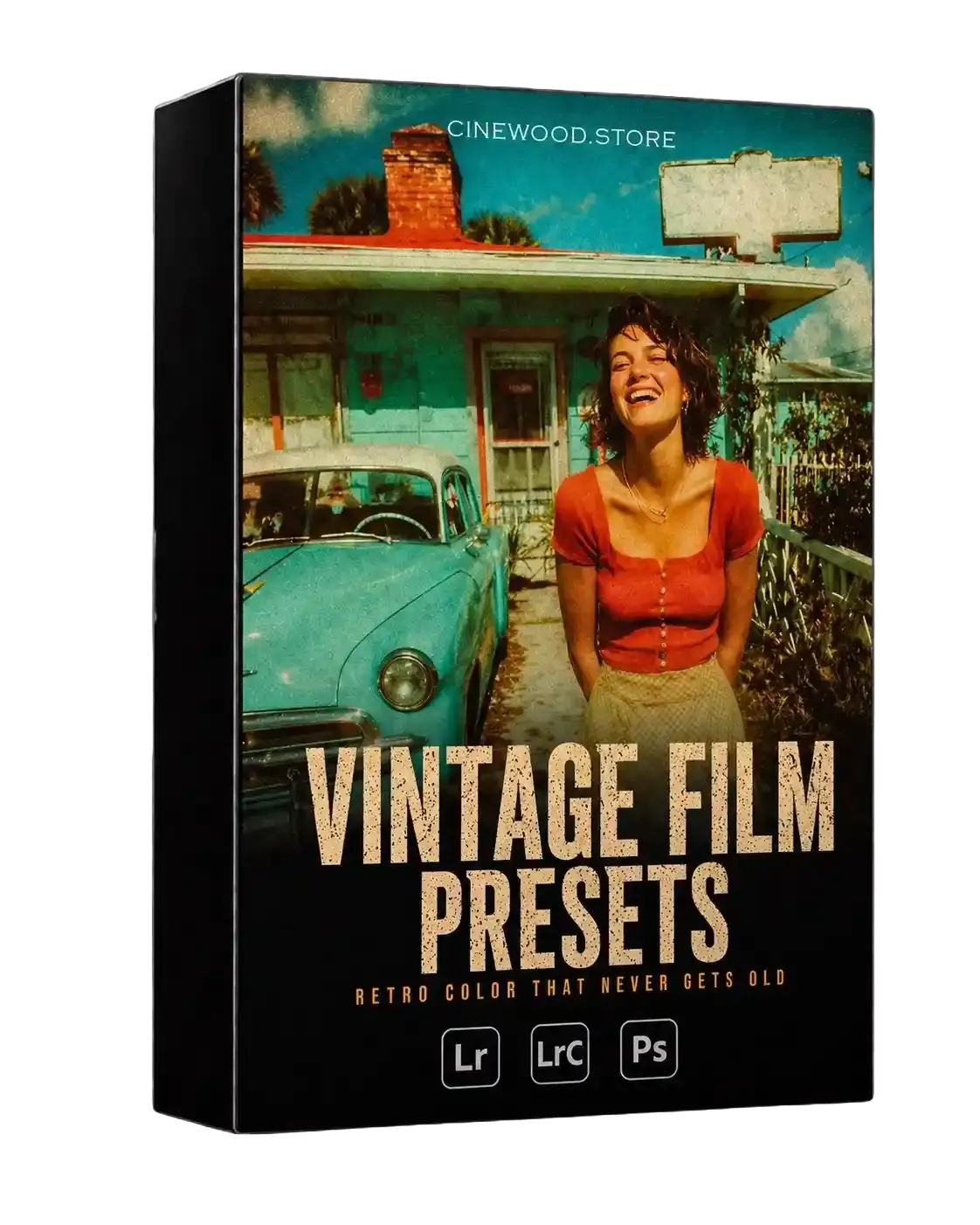 Vintage film Lightroom presets | retro analog photo editing for photographers | Cinewood.store