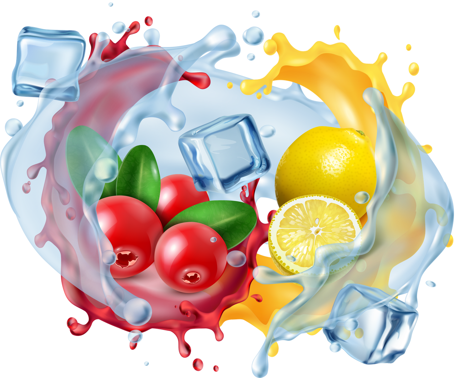 Cranberry Lemon Ice E-Juice - Freebase