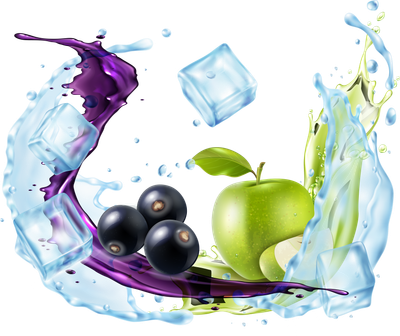 Blackcurrant Apple Ice E-Juice Freebase
