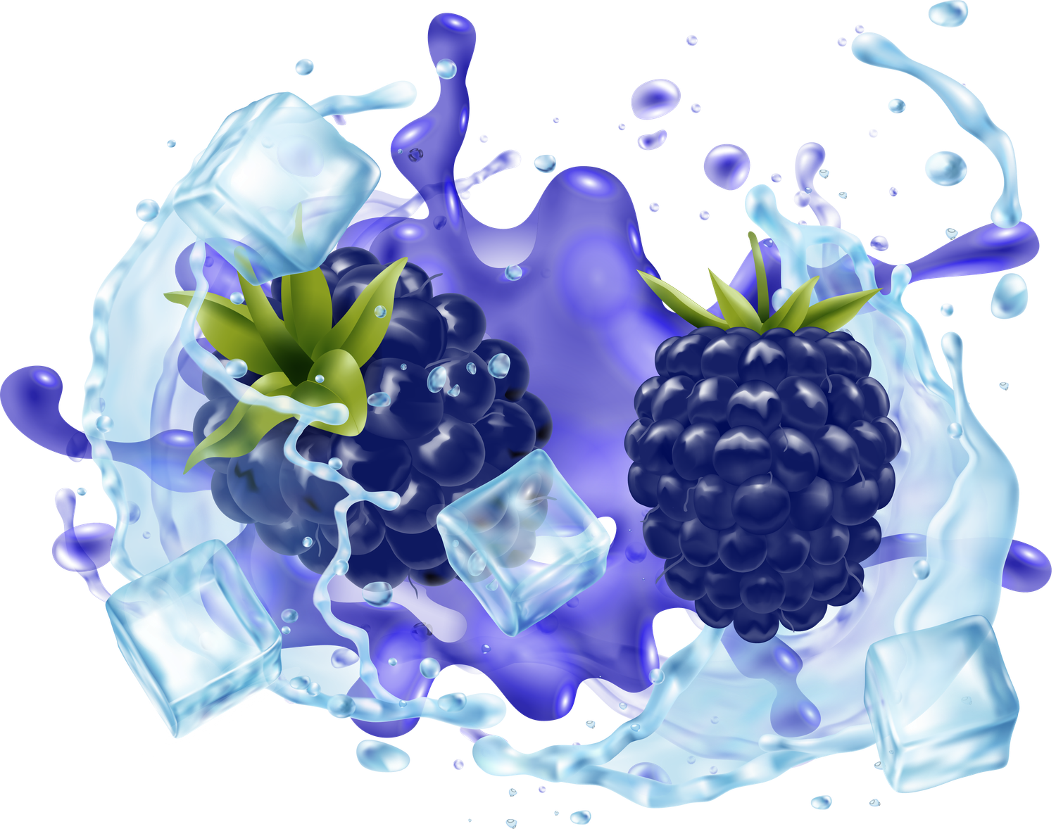 Blue Razz Ice E-Juice Freebase