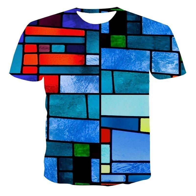 3D printed T-shirt Summer leisure New style