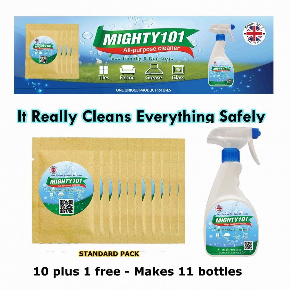 Mighty101 Really cleans everything for sure. STANDARD PACKAGE