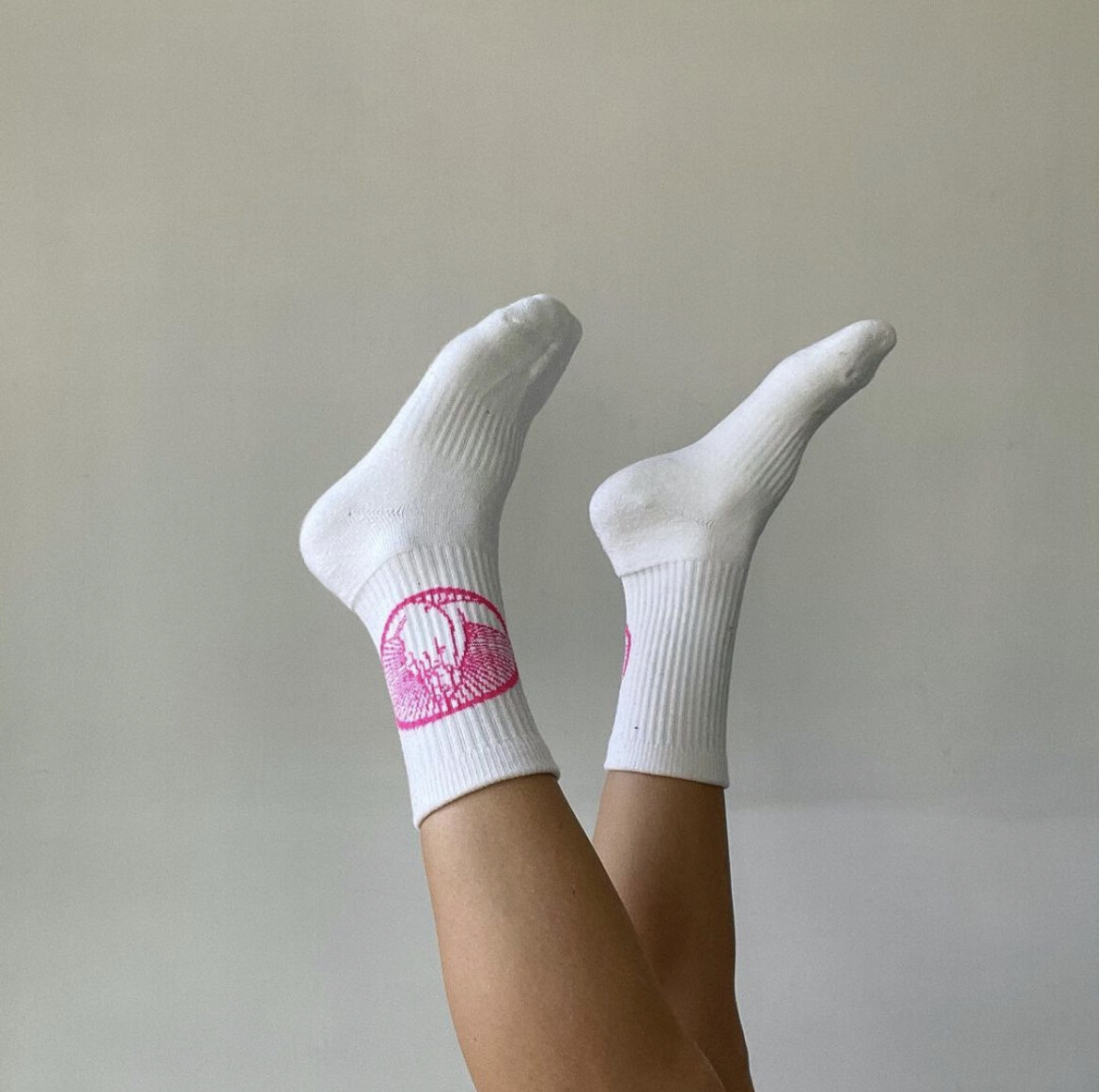 Pink Glow Socks