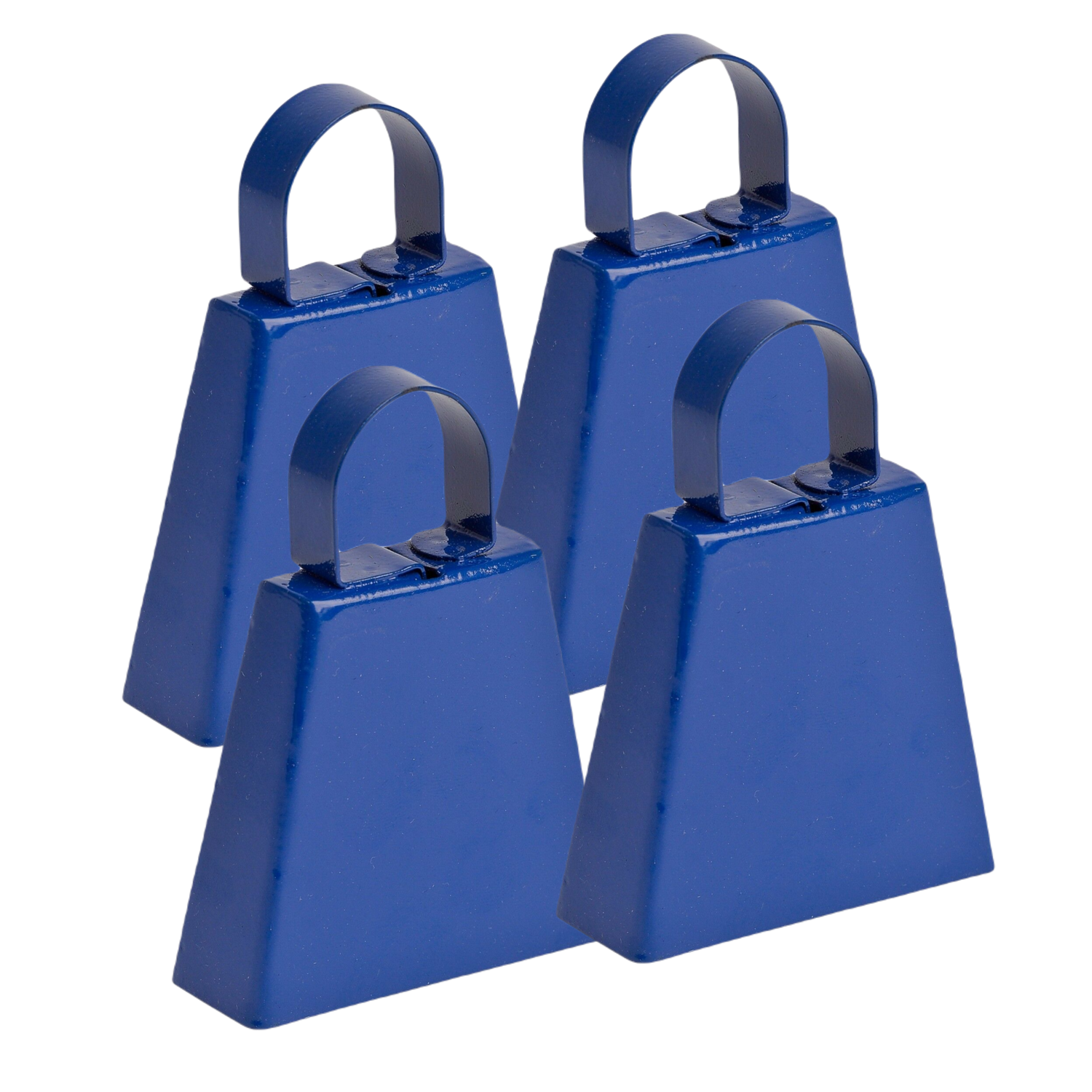 Cowbell Blue Plain Post Box Cowbell 4 Pack