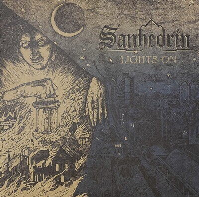 SANHEDRIN - Light&#39;s On LP BROWN MARBLE