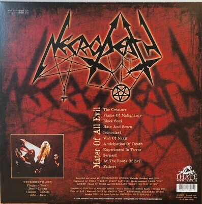 NECRODEATH - Mater Of All Evil LP