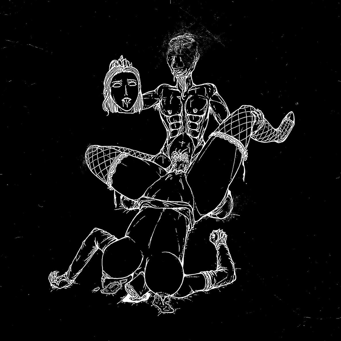 THE TRUE WERWOLF / COMMANDER AGARES - Gauntlets of Fire 7&quot;EP
